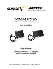 SurgeX SX-DS-156 DEFENDER SERIES MULTIPAK User Manual