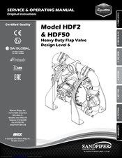 Sandpiper HDF50 Service & Operating Manual