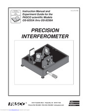 Pasco Scientific OS-9255A Instruction Manual