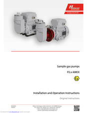 Bühler technologies P2.x AMEX Installation And Operation Instructions Manual