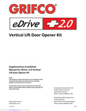 GRIFCO eDrive +2.0 Supplementary Installation Manual