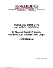 Acces USB-DIO-24 User Manual