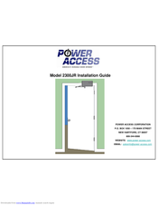 Power Access 2300DR Installation Manual