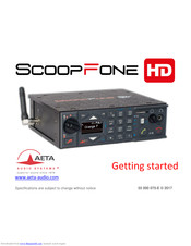 Aeta Audio Systems ScoopFone HD Getting Started