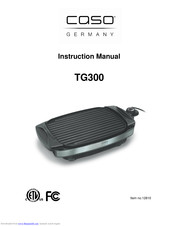 Caso TG300 Instruction Manual