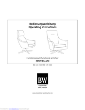 BW KENT BW-123-1000 Operating Instructions Manual