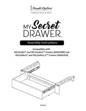 handi quilter MY SECRET DRAWER Assembly Instructions Manual