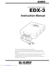 Alinco EDX-3 Instruction Manual