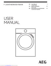 AEG LAVATHERM 65170AVM User Manual