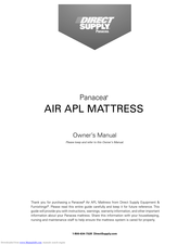 Panacea AIR APL MATTRESS Owner's Manual