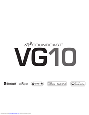 Soundcast VG10 User Manual