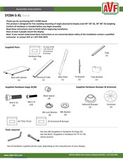Avf SYZ84-S-XL Assembly Instructions