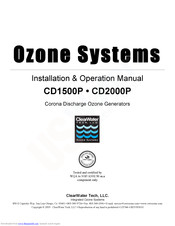 CleanWater Tech CD1500P Installation & Operation Manual