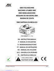afx light FOG1500MULTI Instruction Manual