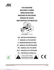 afx light FOG1500ECO Instruction Manual
