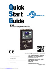 Lectronics SPDR Quick Start Manual