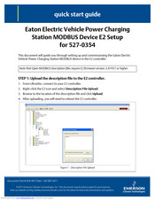 Eaton E2 Quick Start Manual