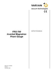 Varian FRG-700 series Instruction Manual