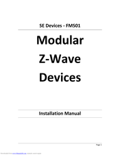 SE Devices Z-Wave Series Installation Manual