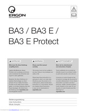 Ergon BA2 User Instructions