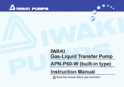 IWAKI APN-P60-W Instruction Manual