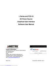 Ametek FCS-18 User Manual