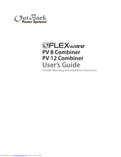 OutBack FLEXware PV 8 User Manual