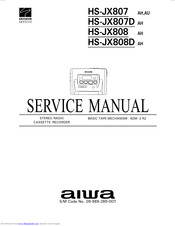 Aiwa HS-JX808D Service Manual
