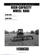 Frontier WR 4106 Operator's Manual