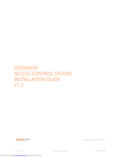 Openpath RS1 Installation Manual