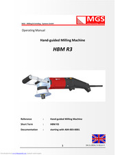MGS HBM R3 Operating Manual