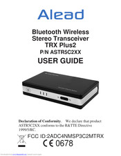 Alead TRX Plus2 User Manual