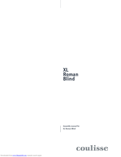 Coulisse RSC-XL-B10 Assembly Manual