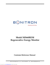 bonitron M3660REM Customer Reference Manual