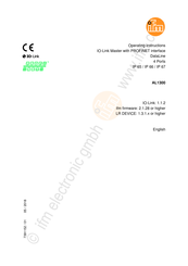 IFM Electronic AL1300 Operating Instructions Manual