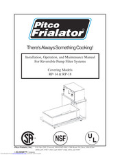Pitco RP-14 Installation, Operation And Maintenance Manual