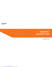 Samsung WISENET SMARTCAM Quick Start Manual