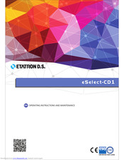 Etatron eSelect-CD1 Operating	Instructions And Maintenance