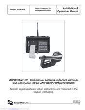 Badger Meter RF-OMS Installation & Operation Manual