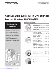 Tescom TMV3000SEA Instruction Manual