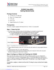 Xorcom XV0500 Getting Started Manual