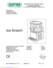 SPM Ice Dream Series Operator's Manual