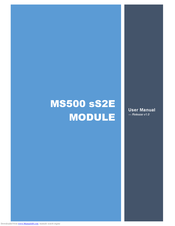eWBM MS500 sS2E User Manual