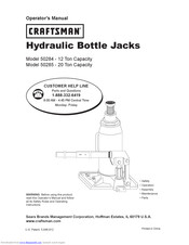 craftsman 50285 Operator's Manual