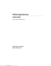 Digital Equipment RWZ52 User Manual
