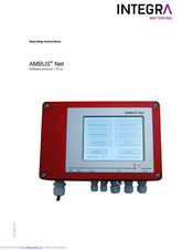 INTEGRA Metering AMBUS Net Operating Instructions Manual
