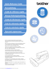 Brother NQ1400E Quick Reference Manual