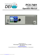 DEI PCX-7401 Operation Manual