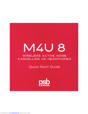 PSB M4U 8 Quick Start Manual