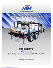 NTM SSQ MultiPro Operation And Maintenance Manual